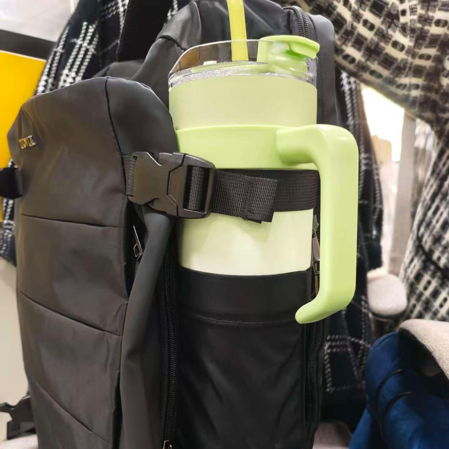 Tzowla Laptop Rucksack 40L Wasserdicht Schwarz